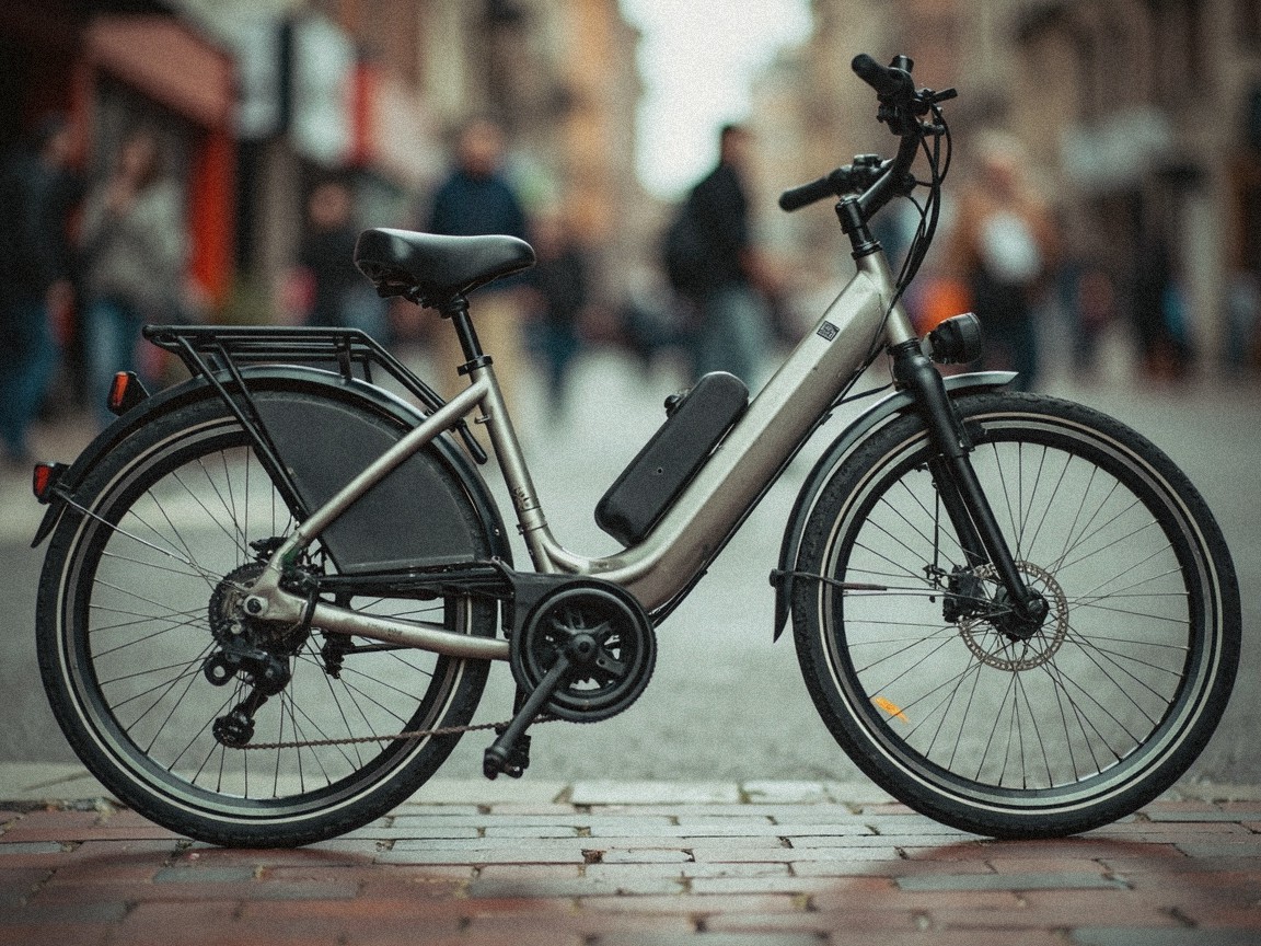 Electric pedal bike with charger