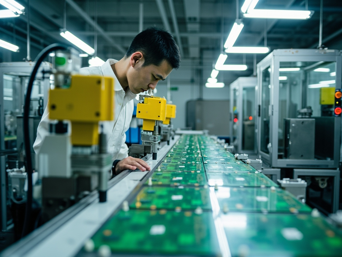充电器 PCB 自动化 SMT 贴片产线与波峰焊
